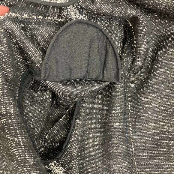 Karl Lagerfeld Tweed Full Zip Blazer Jacket Sz L - Picture 5 of 9